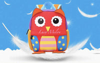 Kids backpack school bags toddler cartoon animal tiger girls boys owl whale