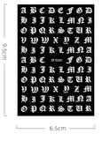 Nail Art Letters Stickers Adhesive Nail Accessories Nails Decals manicure sexy