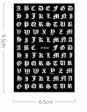 Nail art  Letters decals Stickers Nail Wraps Nail Art Accessories wraps manicure