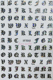 Nail art  Letters decals Stickers Nail Wraps Nail Art Accessories wraps manicure