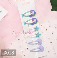 hair clips kids girls toddler hairpin pretty unicorn baby infant cute toddler