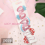 hair clips kids girls toddler hairpin pretty unicorn baby infant cute toddler
