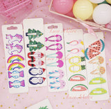 hair clips kids girls toddler hairpin pretty unicorn baby infant cute toddler