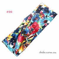 Wide Headband Knot Dance Yoga Hairbands makeup sports woman xmas girls baby mum