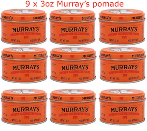 Murrays original Pomade 3oz x1 x3 x6 x9 Hair gel wax styling mud mens
