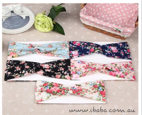 Mum & Daughter Wide Headband set yoga dancing gardening xmas pilates exercise