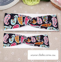 Mum & Daughter Wide Headband set yoga dancing gardening xmas pilates exercise