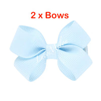 2 X 2 Inch hair bows - hair clips