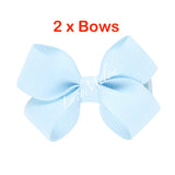 2 X 2 Inch hair bows - hair clips
