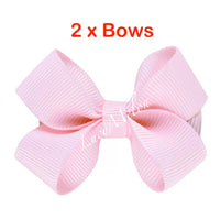 2 X 2 Inch hair bows - hair clips