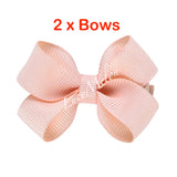 2 X 2 Inch hair bows - hair clips