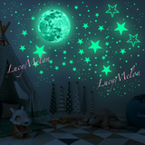Big Star Moon 437 Pc Glow in the Dark + Stars + Dots