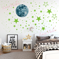 Big Star Moon 437 Pc Glow in the Dark + Stars + Dots
