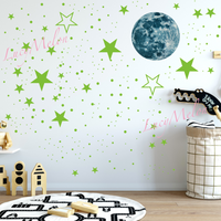 Big Star Moon 437 Pc Glow in the Dark + Stars + Dots