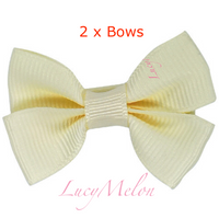 2 X 2 Inch hair bows - hair clips