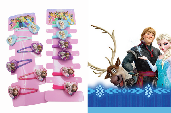 Frozen 12 piece Hairband & Hair clip Combo