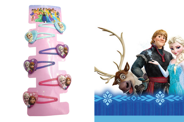 Frozen 6 piece Hair clips