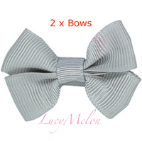 2 X 2 Inch hair bows - hair clips