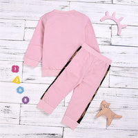 2 Pc Girls Leopard Tracksuit Available in Size 1-6 Cute Insta Baby jumper outfit