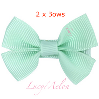 2 X 2 Inch hair bows - hair clips