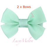 2 X 2 Inch hair bows - hair clips