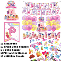 “Birthday party pack balloons tableware Kids girls boys Sydney lucymelon present gift  princess Spiderman avengers paw patrol cars blippi Minecraft unicorn among us baby shark frozen bluey mermaid coco melon hot wheels pop it dinosaur animals”