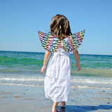 This unicorn light up dress will be the best dress you will find for your special little girl.  It is unique & eye catching with stunning details, the tutu has lots of layers & volume to it. All their friends will want one. The dress comes with a matching LED light up Unicorn horn.  The wings are 3D, padded, & removable.  Lights can be switched on or off  Dress and Horn light up  Contact Us  Email: info@lucymelon.com