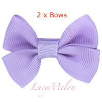 2 X 2 Inch hair bows - hair clips