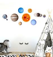10 Piece Solar System Glow in the dark