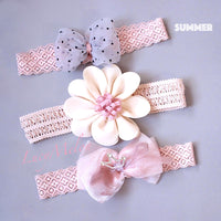 Baby Girl Headbands Handmade Xmas Baby shower kid newborn bow shoe set Turban