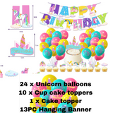 “Birthday party pack balloons tableware Kids girls boys Sydney lucymelon present gift  princess Spiderman avengers paw patrol cars blippi Minecraft unicorn among us baby shark frozen bluey mermaid coco melon hot wheels pop it”