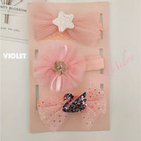 Baby Girl Headbands Handmade Xmas Baby shower kid newborn bow shoe set Turban