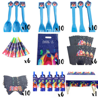 “Birthday party pack balloons tableware Kids girls boys Sydney lucymelon present gift  princess Spiderman avengers paw patrol cars blippi Minecraft unicorn among us baby shark frozen bluey mermaid coco melon hot wheels pop it”