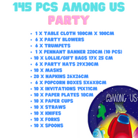 “Birthday party pack balloons tableware Kids girls boys Sydney lucymelon present gift  princess Spiderman avengers paw patrol cars blippi Minecraft unicorn among us baby shark frozen bluey mermaid coco melon hot wheels pop it”