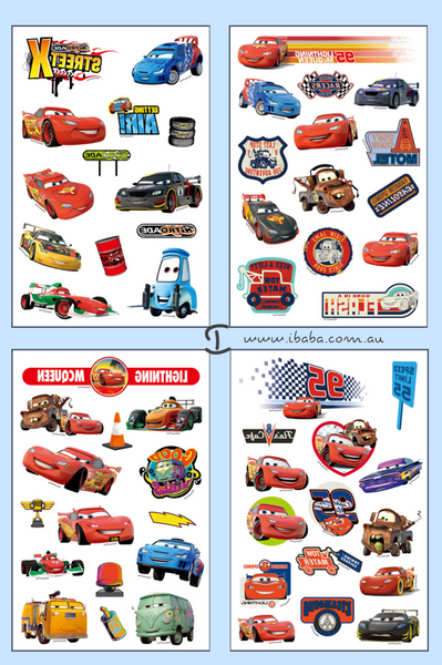 Cars Temporary tattoos