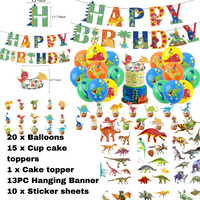 “Birthday party pack balloons tableware Kids girls boys Sydney lucymelon present gift  princess Spiderman avengers paw patrol cars blippi Minecraft unicorn among us baby shark frozen bluey mermaid coco melon hot wheels pop it dinosaur”