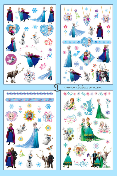 Frozen Temporary Tattoos