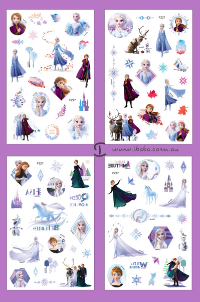 Frozen 2 Temporary Tattoos