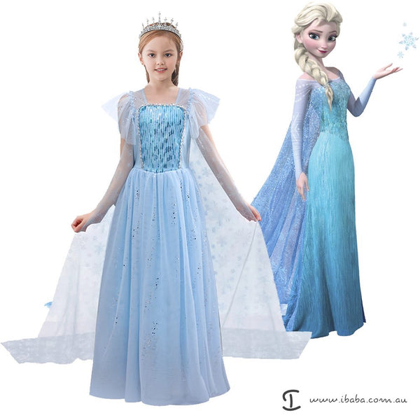 Frozen Blue Costume Dress