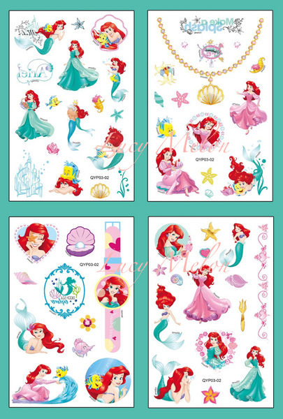 Mermaid Temporary tattoos