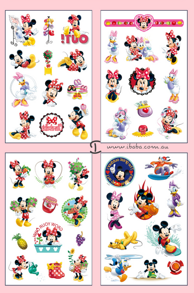 Mickey Mouse Temporary Tattoos