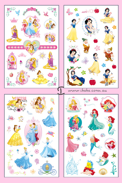 Princess Temporary tattoos