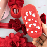 Girls Shoe sets with Hairbands Handmade Designer