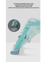 Kids toilet training potty with step up ladder & cushioned seat
