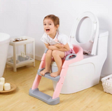 Kids toilet training potty with step up ladder & cushioned seat